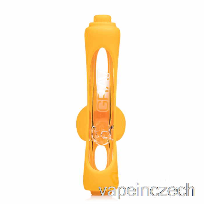 Grav Mini Parní Válec Se Silikonovou Skin Hořčicovou žlutou Vape Bez Nikotinu